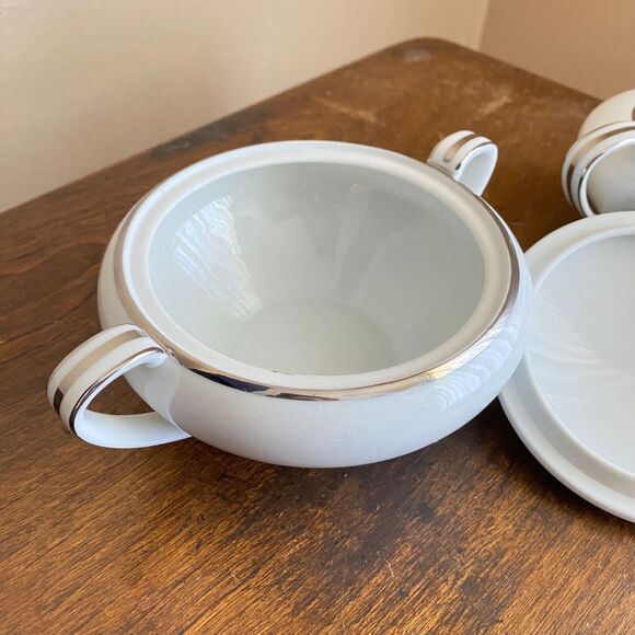 Noritake Silverdale Fine China 5594 Japan Cream & Sugar Set 2pc Vintage Serving - Picture 8 of 10